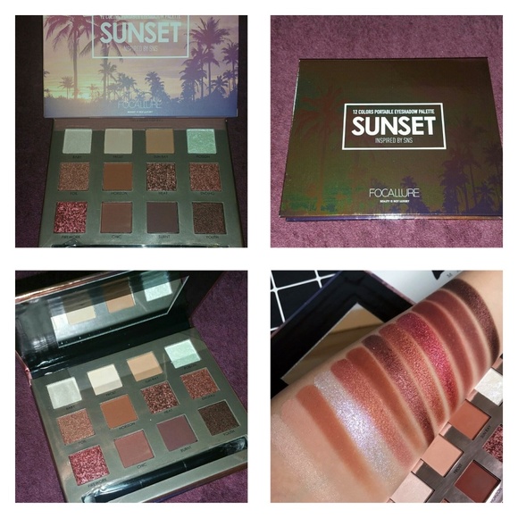 NEW Focallure Sunset Eyeshadow Palette - Picture 1 of 8